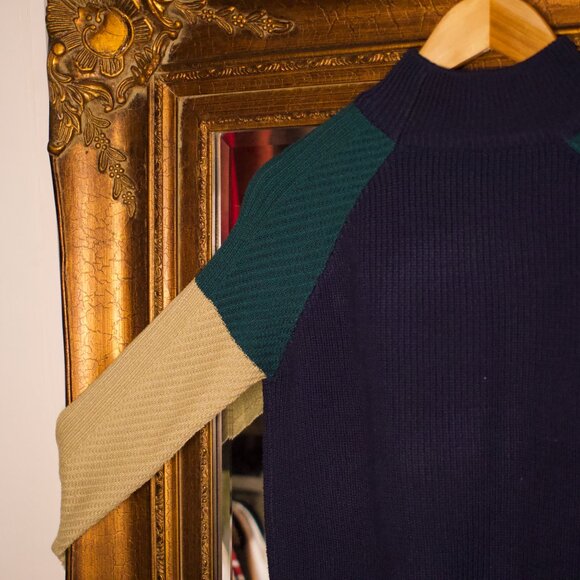 Color Block Knit Sweater - Picture 4 of 5
